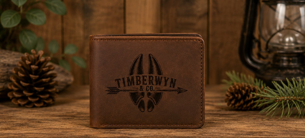 Signature Engraved Bifold Wallet