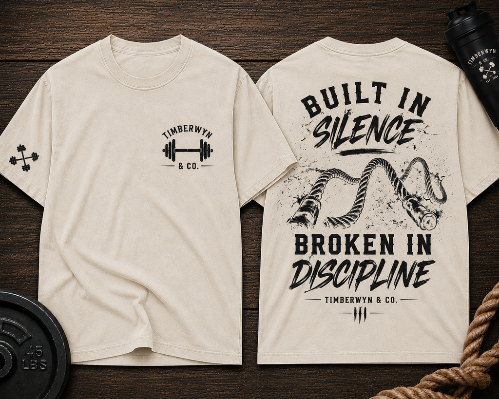 Built in Silence, Broken in Discipline Gym T-Shirt
